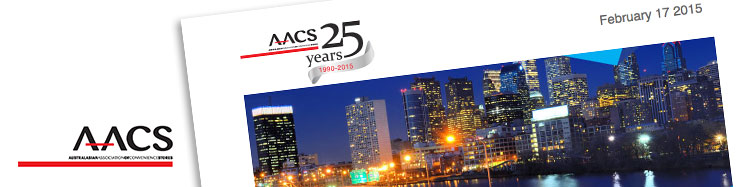 AACS 25 years webside design Brisbane.