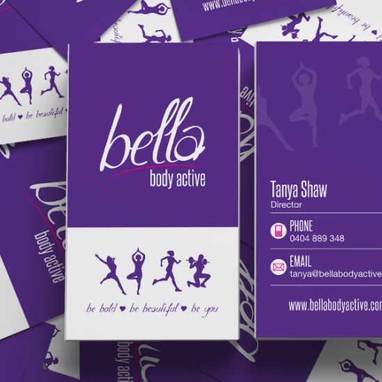 Bella Body Active Business Card Design