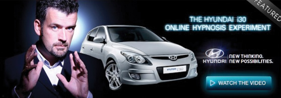 Man shows off new Hyundai advertisement for ecommerce web design Brisbane.